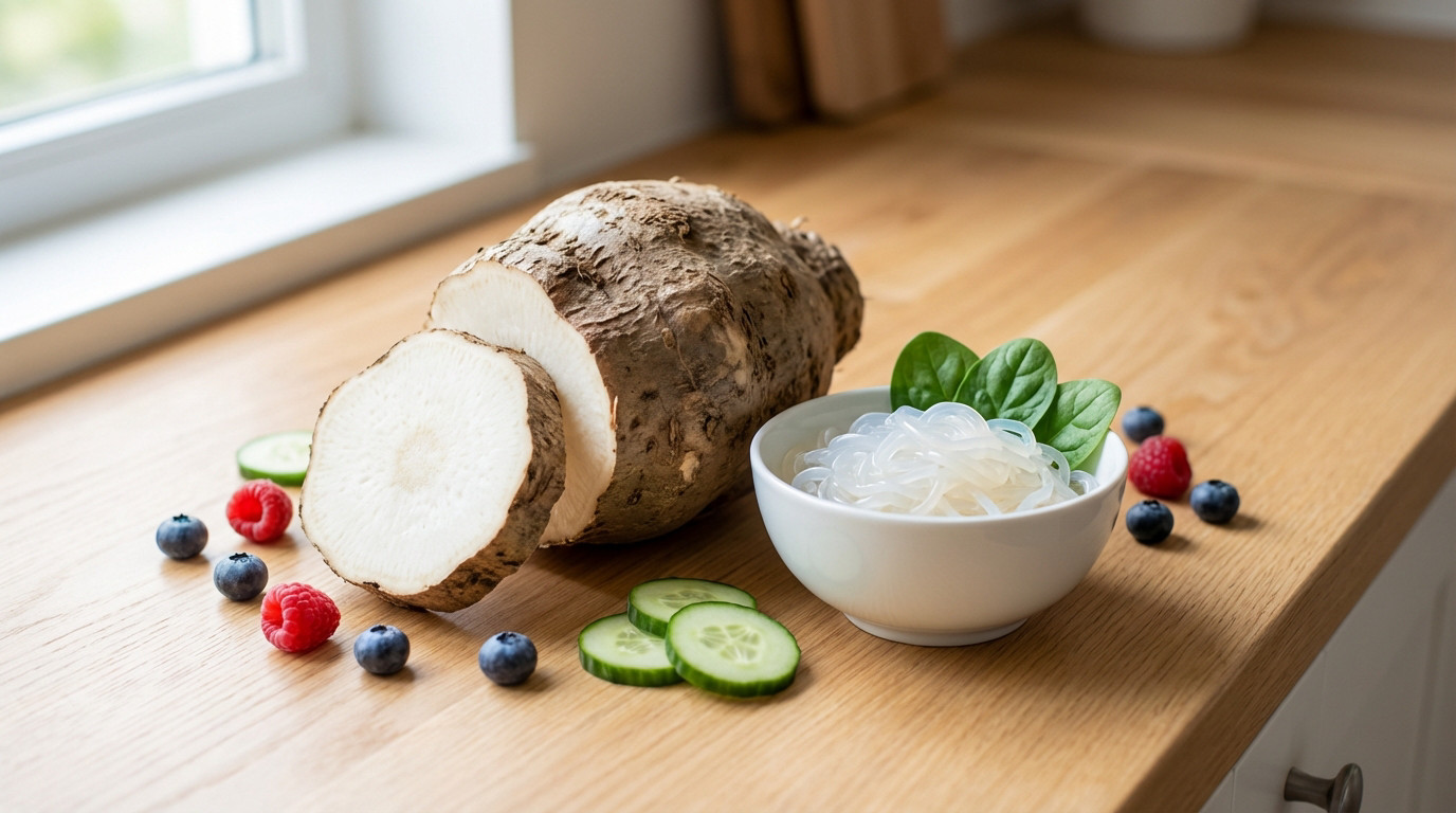Konjac : bienfaits santé, minceur et précautions